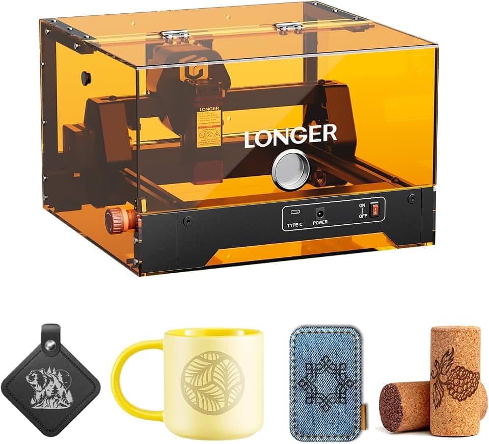 LONGER Ray5 Laser Engraver,Ray5 miniS 2.5W Laser Engraver, 130×140mm