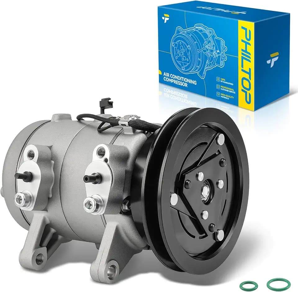 PHILTOP 68455 NEW AC Compressor w/Clutch for Frontier 1998-2004 2.4L