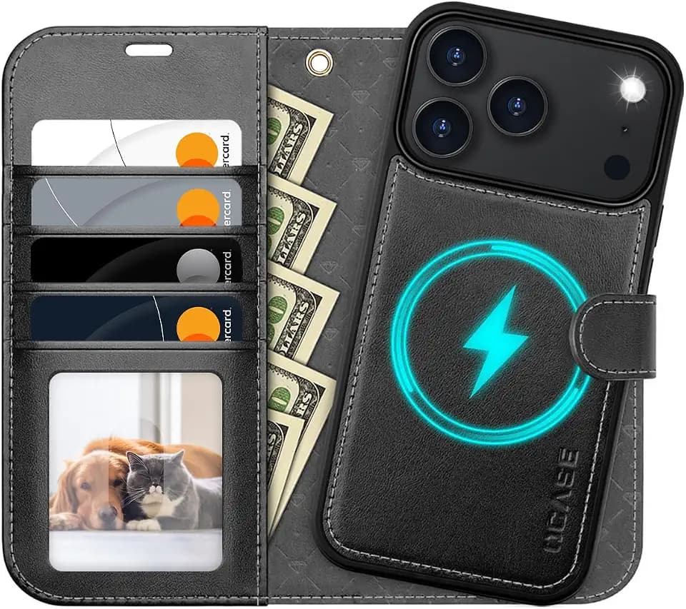 OCASE for iPhone 18 Pro Max/ 17 Pro Max Detachable Wallet Case, Graphite