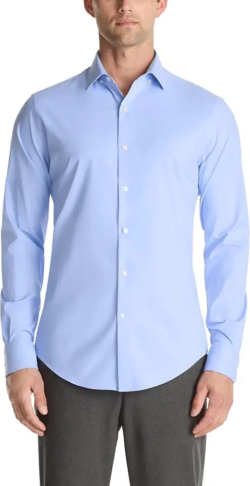 Tommy Hilfiger Men's Tech Athletic Fit Dress Shirt