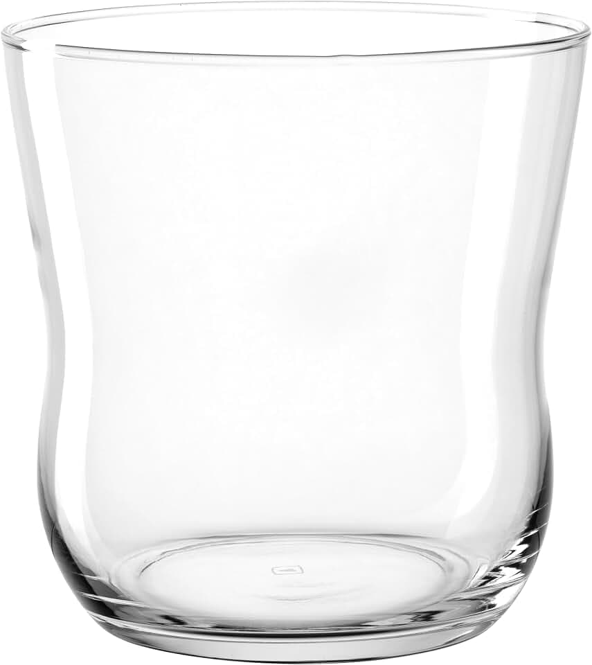 Leonardo Home VITA Windlicht • 1 Stück • Elegantes Kerzenlicht • für drinnen & draußen • harmonische Lichtquelle • sanft geschwungene Form • vielseitig einsetzbar • Höhe 18,5 cm • klar • 044068