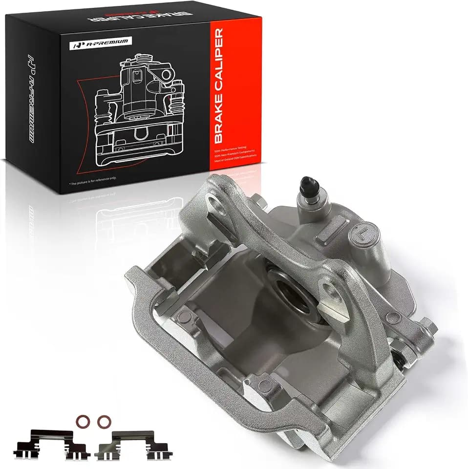 A-Premium Rear Left Driver Disc Brake Caliper with Bracket