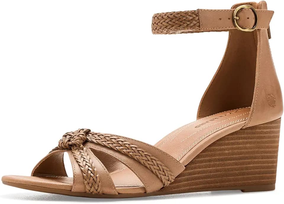 Lucky Brand Jaelah Braided Wedge Sandals
