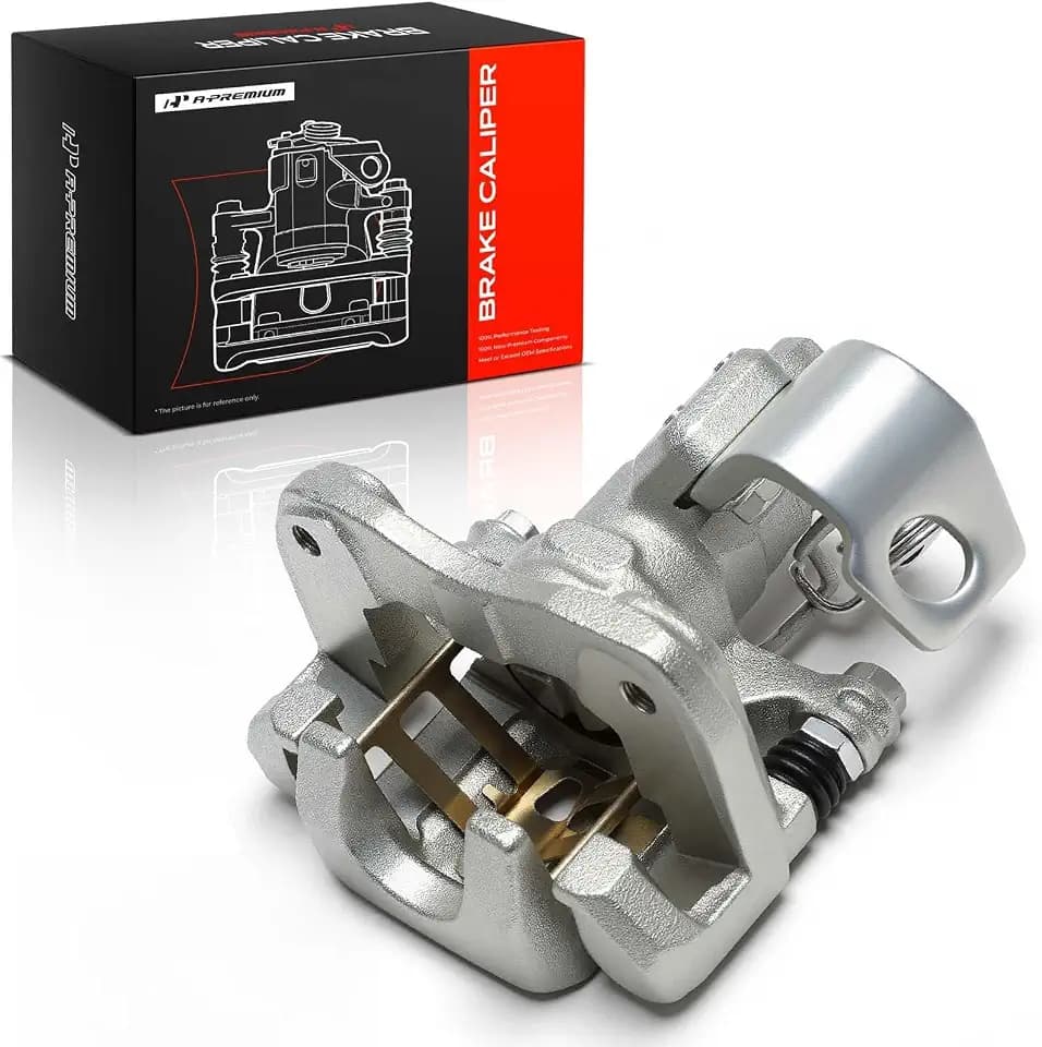 A-Premium Rear Right Passenger Disc Brake Caliper with Bracket