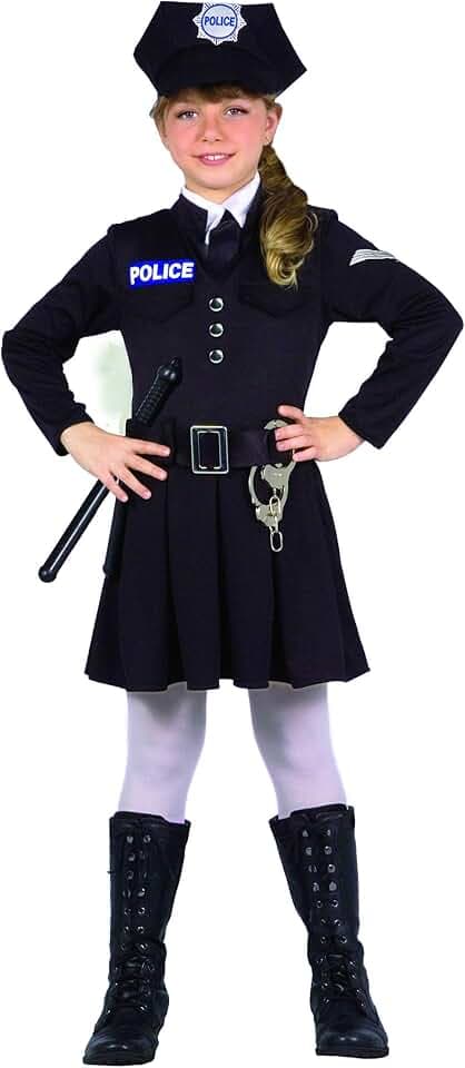 Ciao- Police Officer Kostüm Verkleidung Mädchen