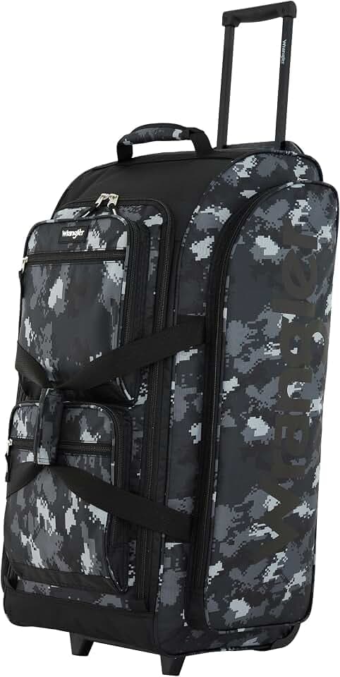 Wrangler Wesley Rolling Duffel Bag, Digital Camo