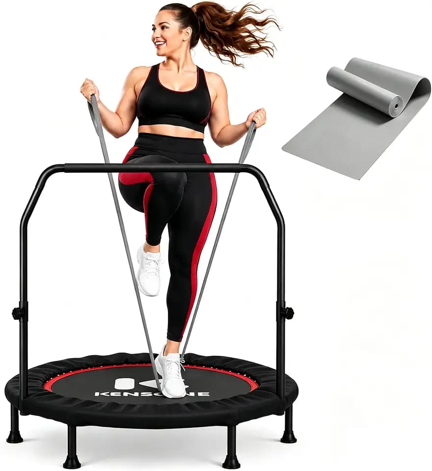 KENSONE 40" Mini Rebounder Trampoline for Adults, Workout Exercise Spring