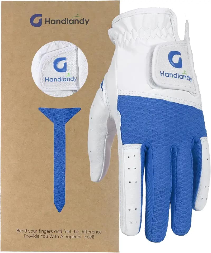 HANDLANDY Youth Golf Glove, Left Hand Kids Golf Gloves for Junior Toddler Boys Girls