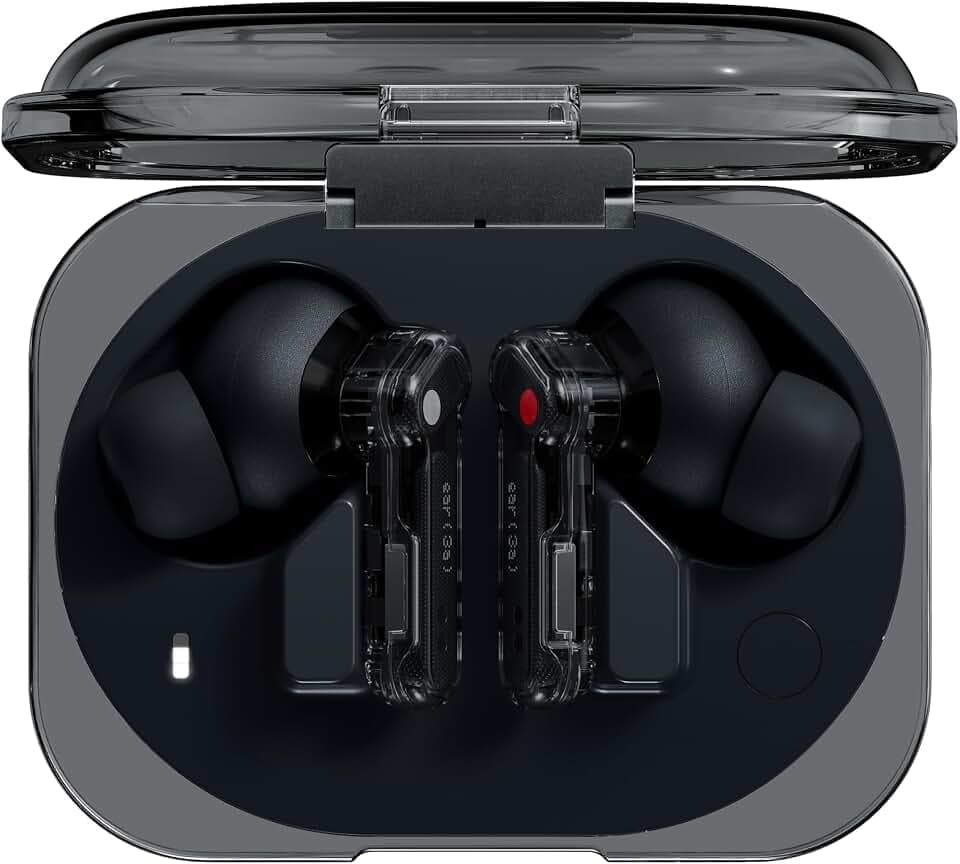 Nothing Ear (3a) Noise-Cancelling-Buds, 45 dB Hybrid ANC Hi-Res Audio