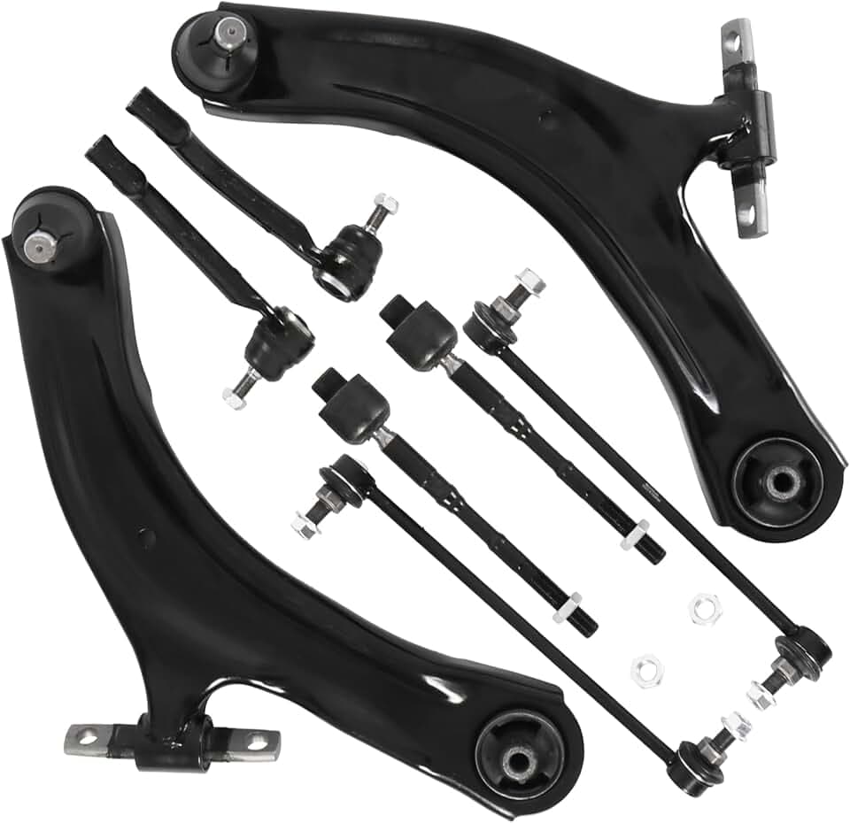 KUIPERAUTO 8PCS Front Suspension Kit Lower Control Arm and Ball Joint Assembly Compatible with 2008-2013 Nissan Rogue Compatible with 2014-2015 Nissan Rogue Select