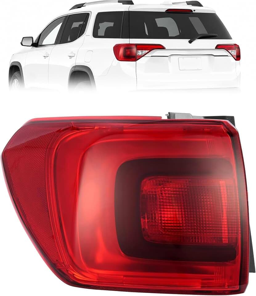 ALMULOO Tail Light Compatible with 2017-2019 Acadia Halogen