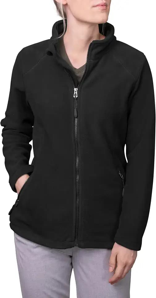 HRM Damen Full-Zip Fleece Jacket I Premium Fleecejacke Damen aus Micro-Polarfleece I Funktionsjacke für Damen I Workwear I Hochwertige & nachhaltige Damen-Bekleidung