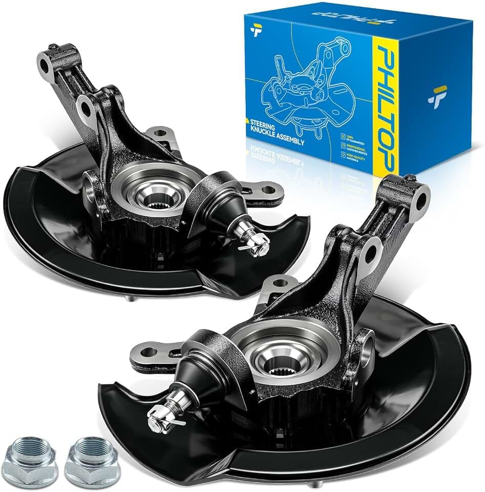 PHILTOP 2 x Front Knuckle Wheel Hub Bearing for Honda Civic 2001-2002