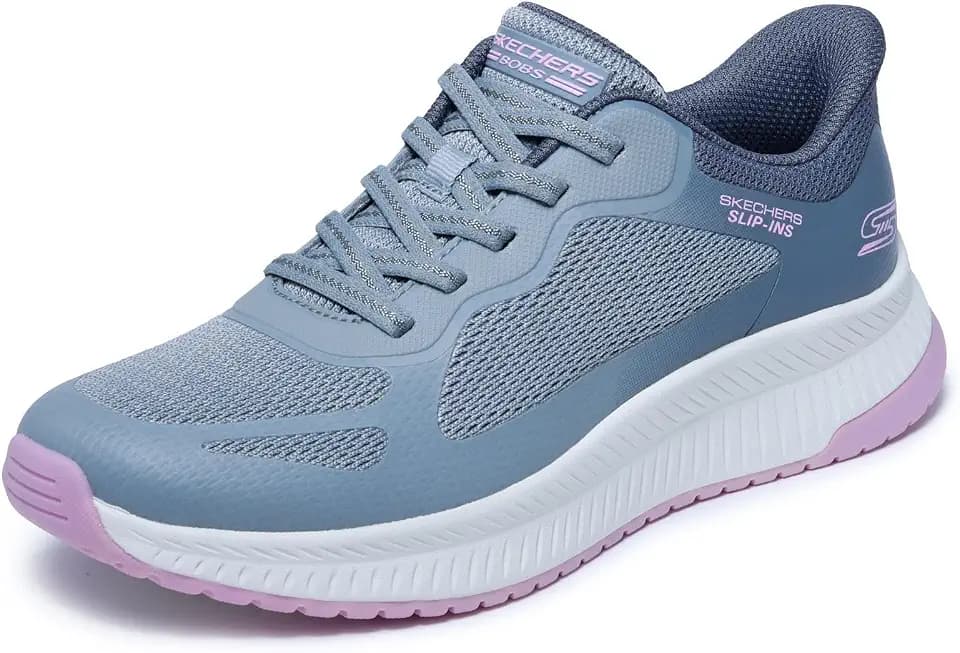 Skechers Womens Hands Free Slip-ins Bobs Squad 4 - Staple Look