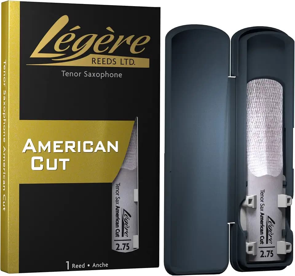 Légère Reeds - Tenorsaxophonblatt, American Cut, Blattstärke 2.75 (TSA2.75) - Hochwertiges synthetisches Holzblasrohr