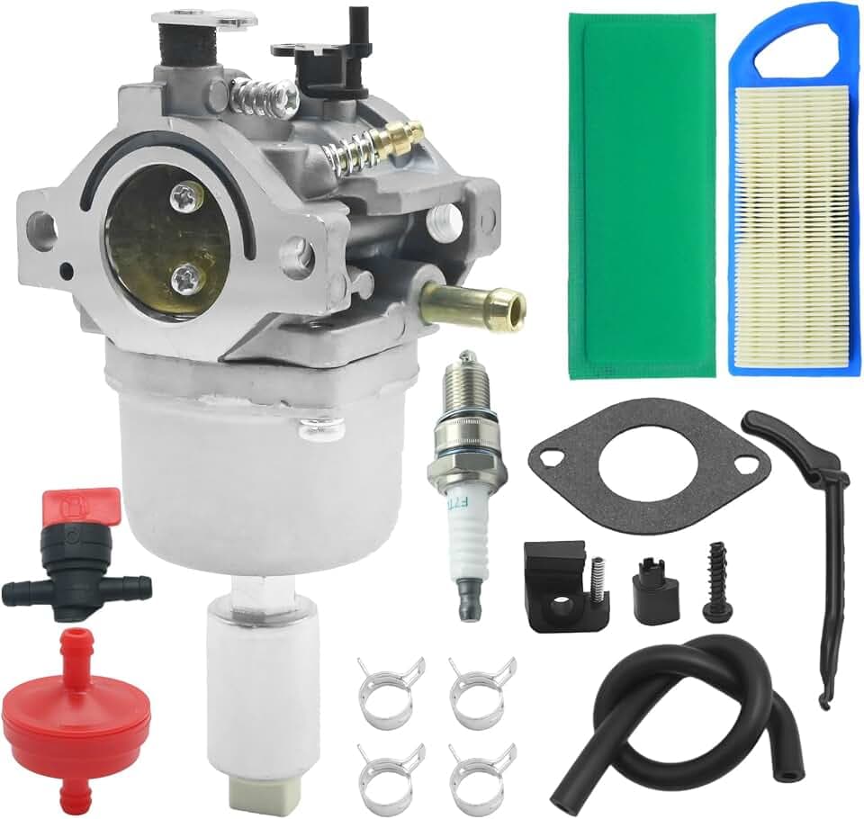 42 Inch Carburetor Carb, Replacement for Troy Bilt Pony 13WN77BS011 13AN77KG011 13WN77KS011 13AN77KS011 34161093 Riding Lawn Mower Tractor Engine with B S 15.5 17.5HP 500cc