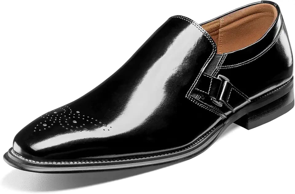 Stacy Adams Mens Alistair Plain Toe Slip on Loafer