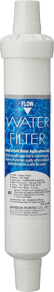 DD-7098 Wasserfilter | 3x Filter für Daewoo, Bosch, Siemens Kühlschränke
