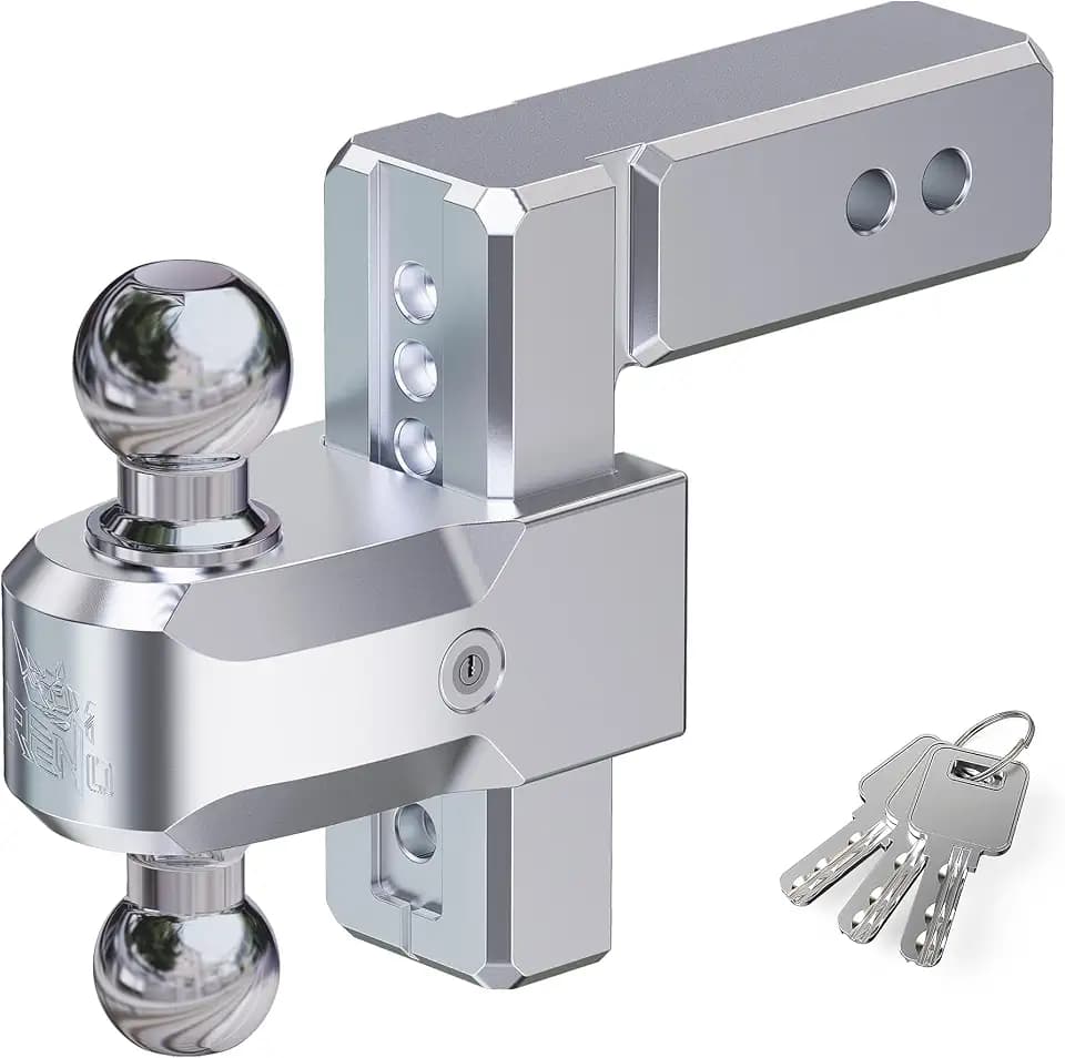 RENO Trailer Hitch (2.5" Receiver) - 6" Drop/Rise Adjustable Trailer Hitch