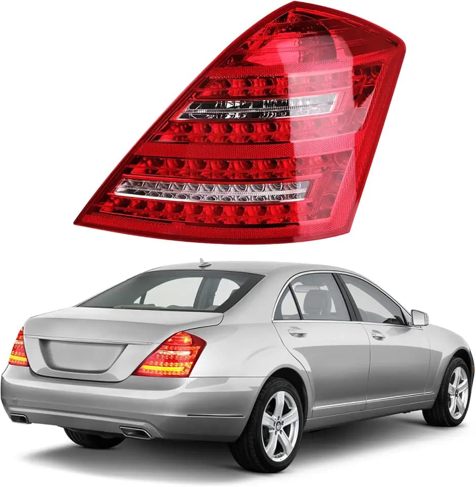 Passenger Side LED Tail Light Fit for Mercedes Benz S550 S600 2010-2013