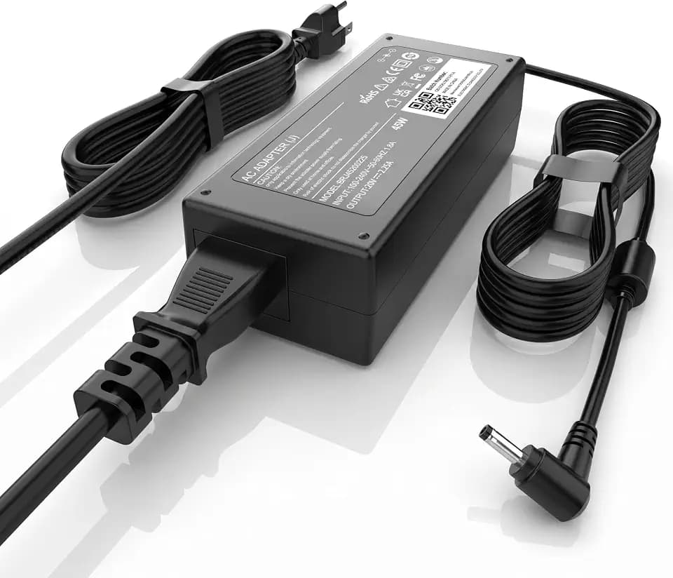 45W Laptop Charger Compatible with Lenovo IdeaPad 20V 2.25A Round Tip