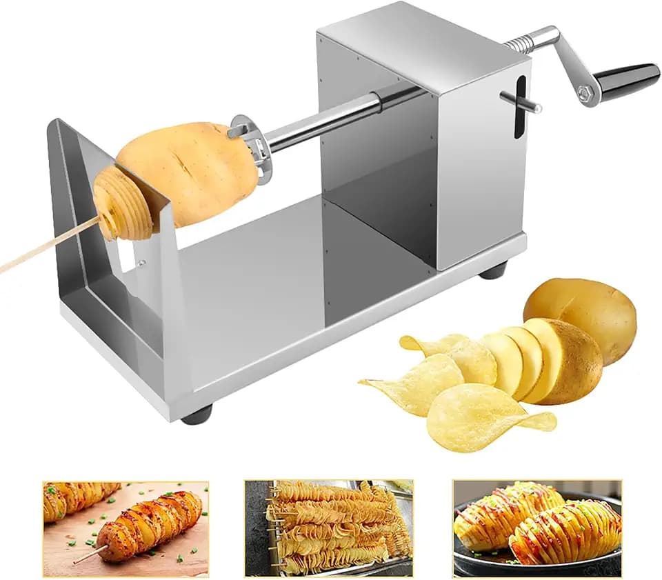 Uten Spiralschneider aus Edelstahl für Obst und Gemüse