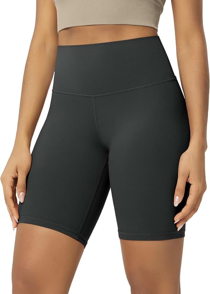 ODODOS Lounge Yoga Shorts for Women- 4" / 6" / 8" /10" High Waist Buttery Soft Biker Shorts