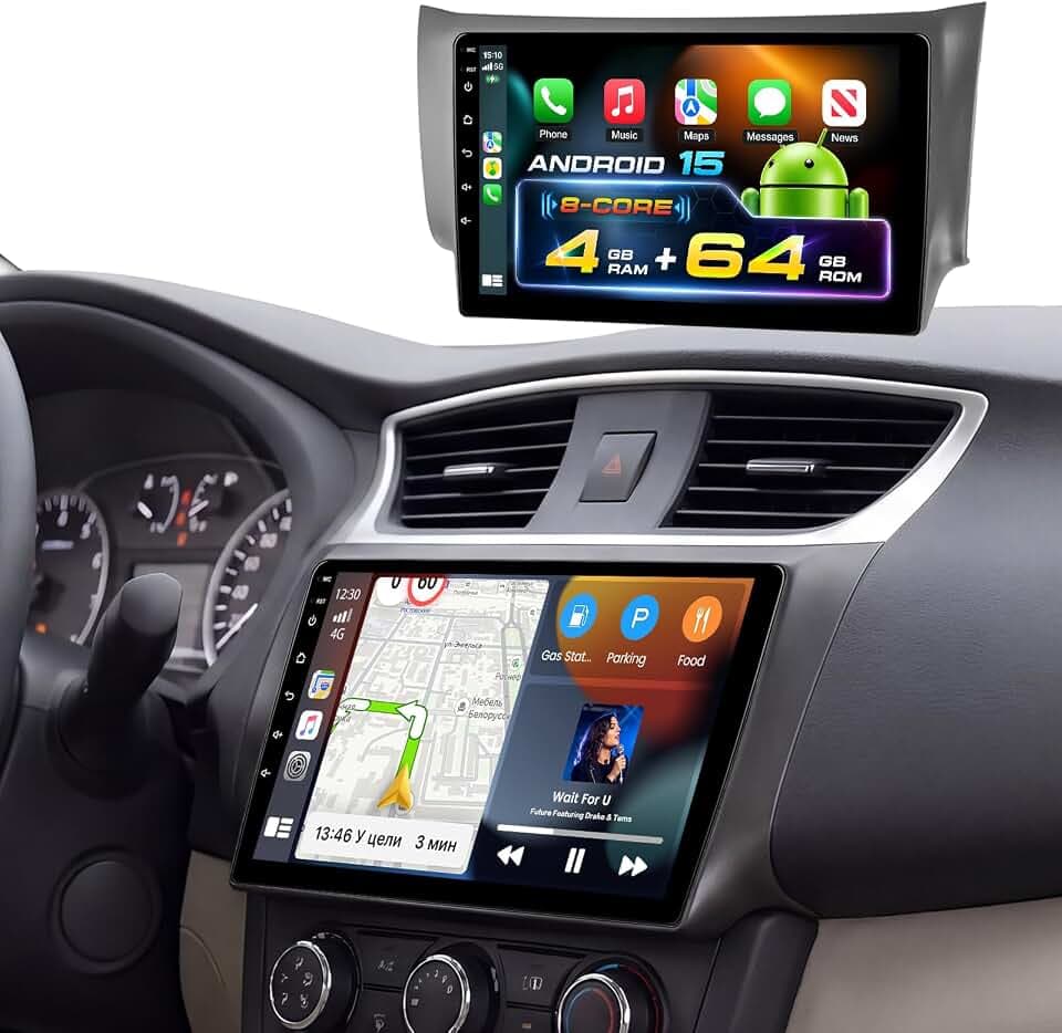 [Roinvou] Qualcomm 8Core 4+64G 10.1" Car Radio for Nissan Sentra 2013-2017