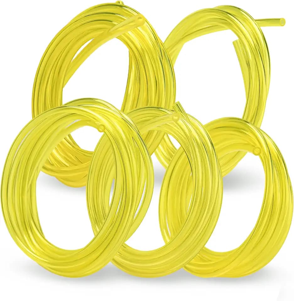 5 Size PU Clear Fuel Line Hose Gas Tubing for 2 Stroke Small Engine