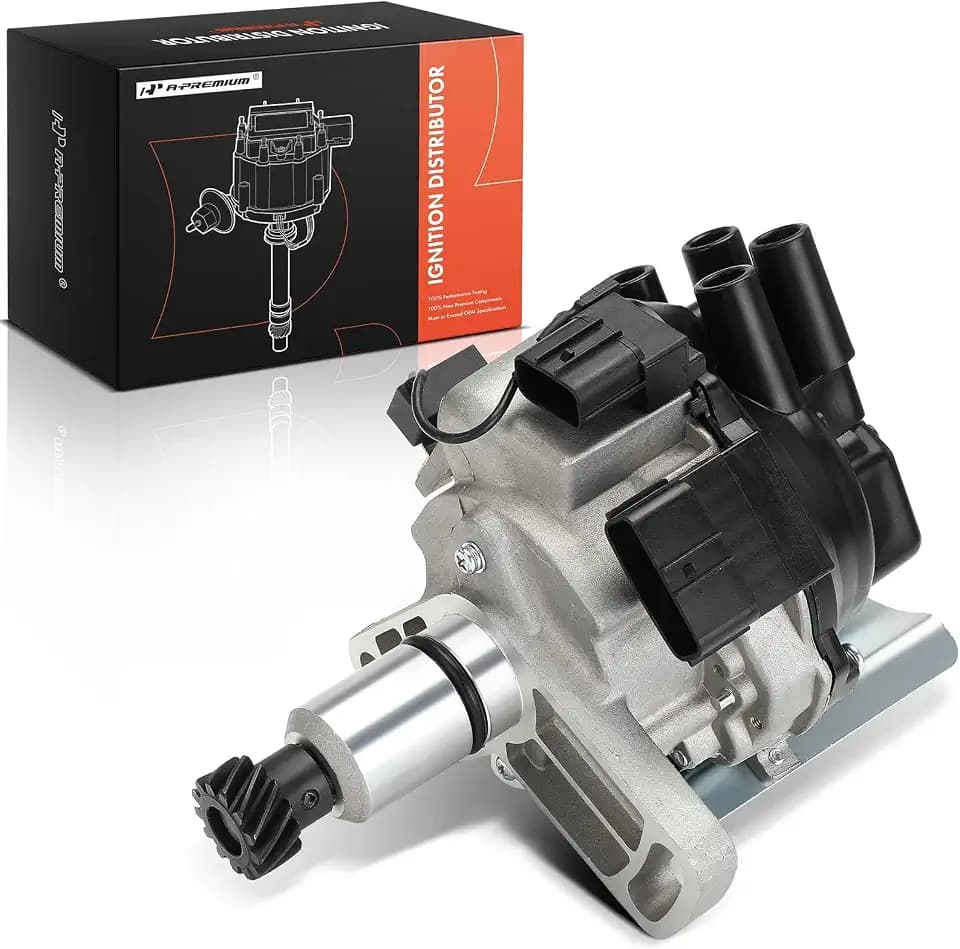 A-Premium Ignition Distributor with Cap and Rotor Compatible with Mazda
