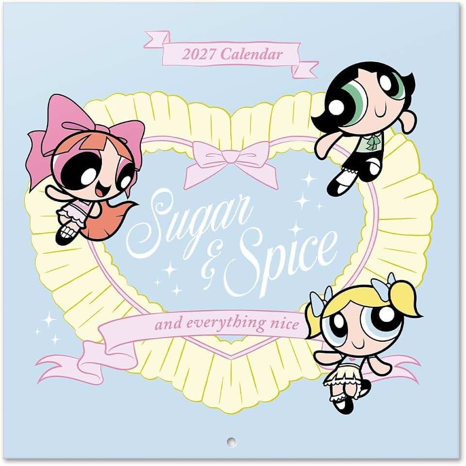 Grupo Erik The Powerpuff Girls Kalender 2027 Wandkalender Familienkalender