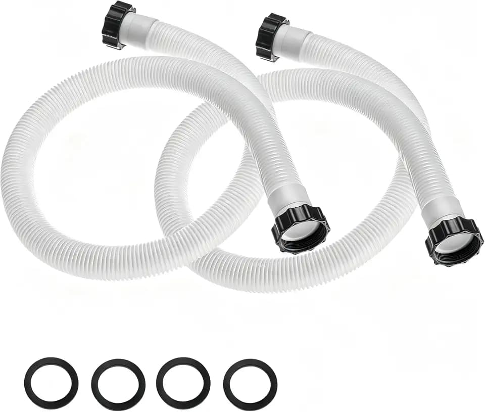 1.5" Pool Pump Hose 29060E for Intex Filter Pump & Saltwater System, 2 Pack