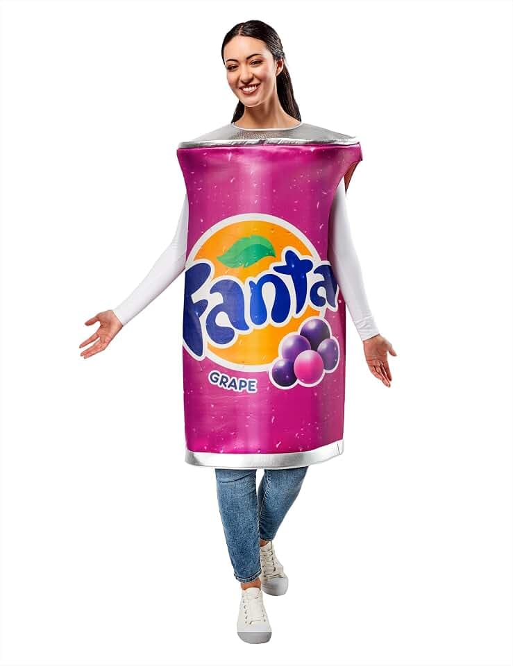 Rubies Coca Cola Grape Fanta Can Kostüm für Erwachsene, Einheitsgröße