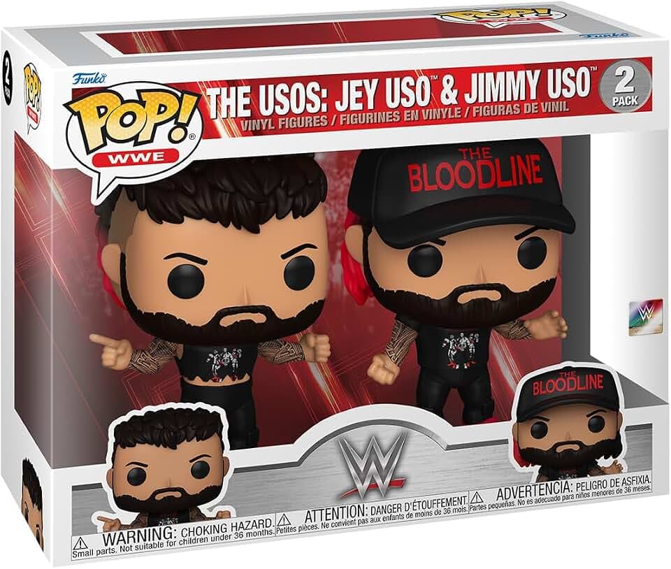 Funko POP! WWE: USO Brothers - Jey & Jimmy - 2 Pack