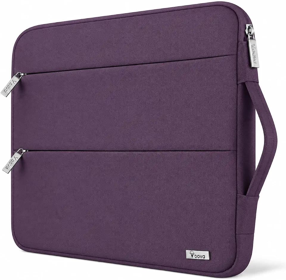 Voova 15-14 Inch Laptop Sleeve, Laptop Case, MacBook Case, Dark Purple