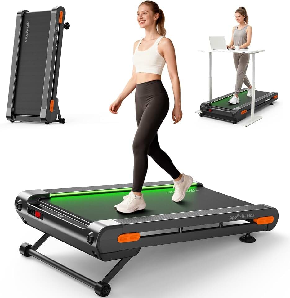 Vitalwalk Walking Pad with Incline 20%/12% Auto Treadmills for Home Small