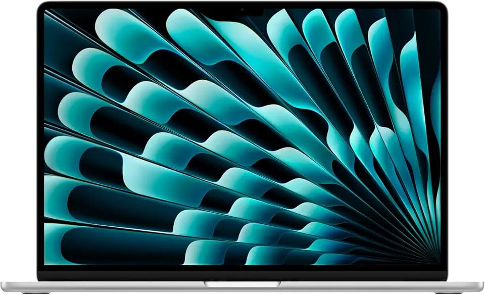 Apple 2026 MacBook Air 15-inch Laptop with M5 chip: Built for AI, 15.3-inch Liquid Retina Display, 16GB Unified Memory, 1TB SSD, 12MP Center Stage Camera, Touch ID, Wi-Fi 7; Silver