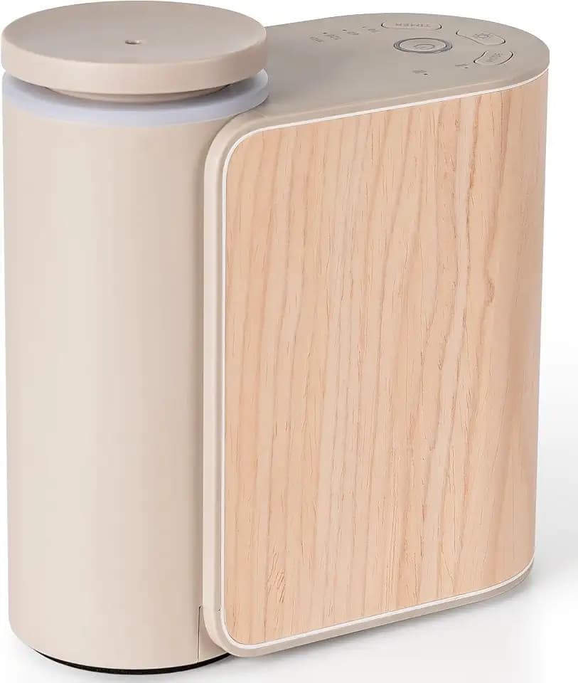 Waterless Essential Oil Diffuser with Solid Wood Cover