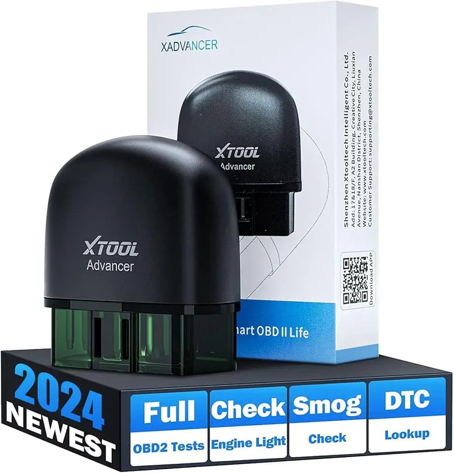 XTOOL Advancer AD20 Bluetooth OBD2 Scanner Diagnostic Tool, Lifetime Update, Check Engine Code Reader for iPhone/Android, Scanner for Car, Mode 6, Live Data, Freeze Frame, Performance/Voltage Test