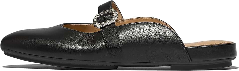 FitFlop Damen Delicato Crystal-Buckle Mary-Jane MulesMary Jane Schuh