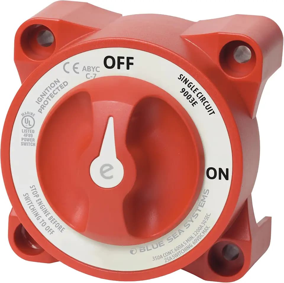 Blue Sea Systems e-Series On/Off Battery Switch, 350A