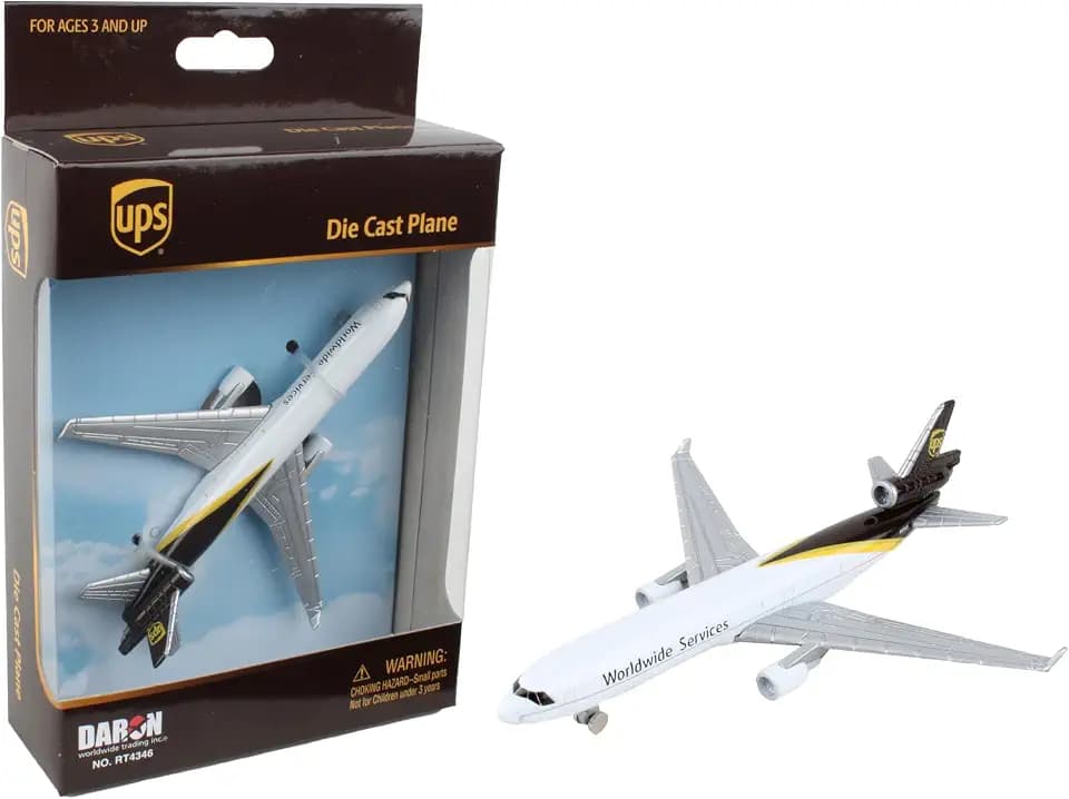 Daron UPS Single Plane Die-cast Toy Model Airplane