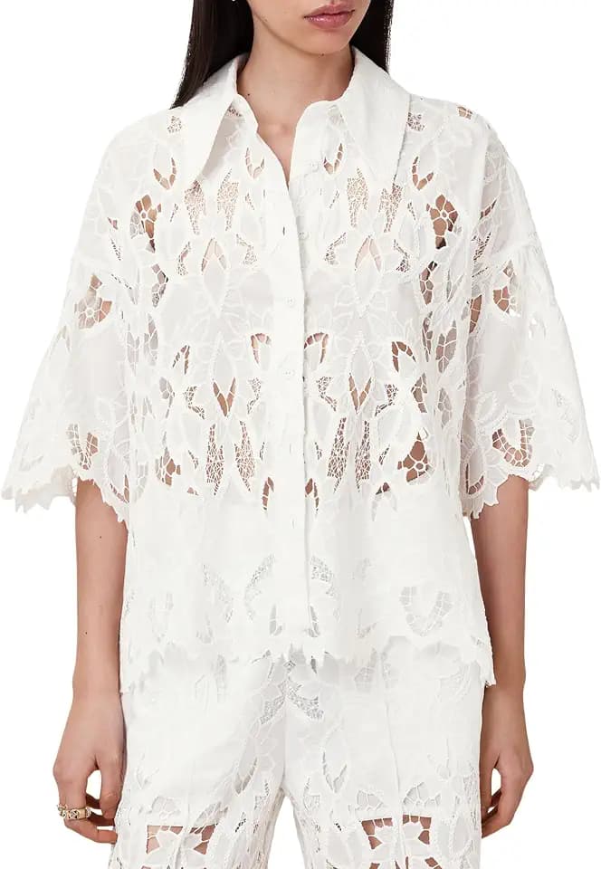 AllSaints Women's Charli Emb Shirt