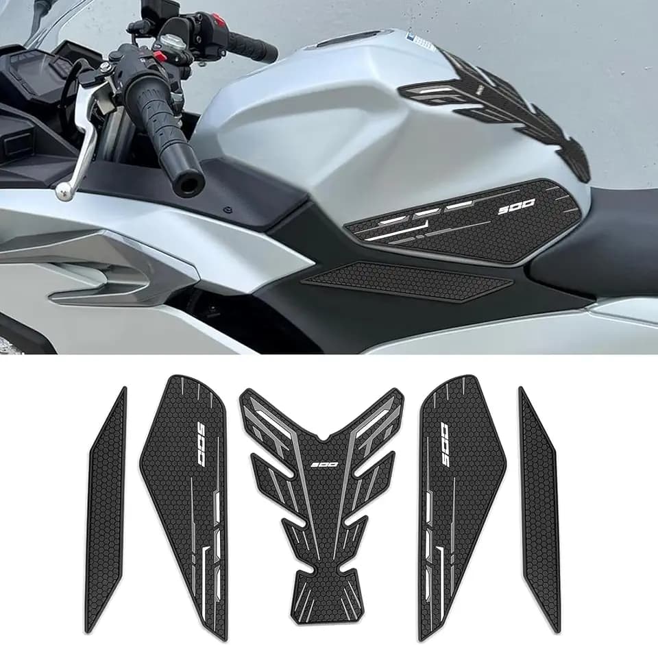 for Ninia 500 Z500 Ninja 500 SE ninja500 2024 2025 2026 New Accessories Side Fuel Tank Pads Protection Stickers Decals Fuel Tank Knee Pads Traction Pads Fuel Tank Pads Anti-slip side fuel tank sticker