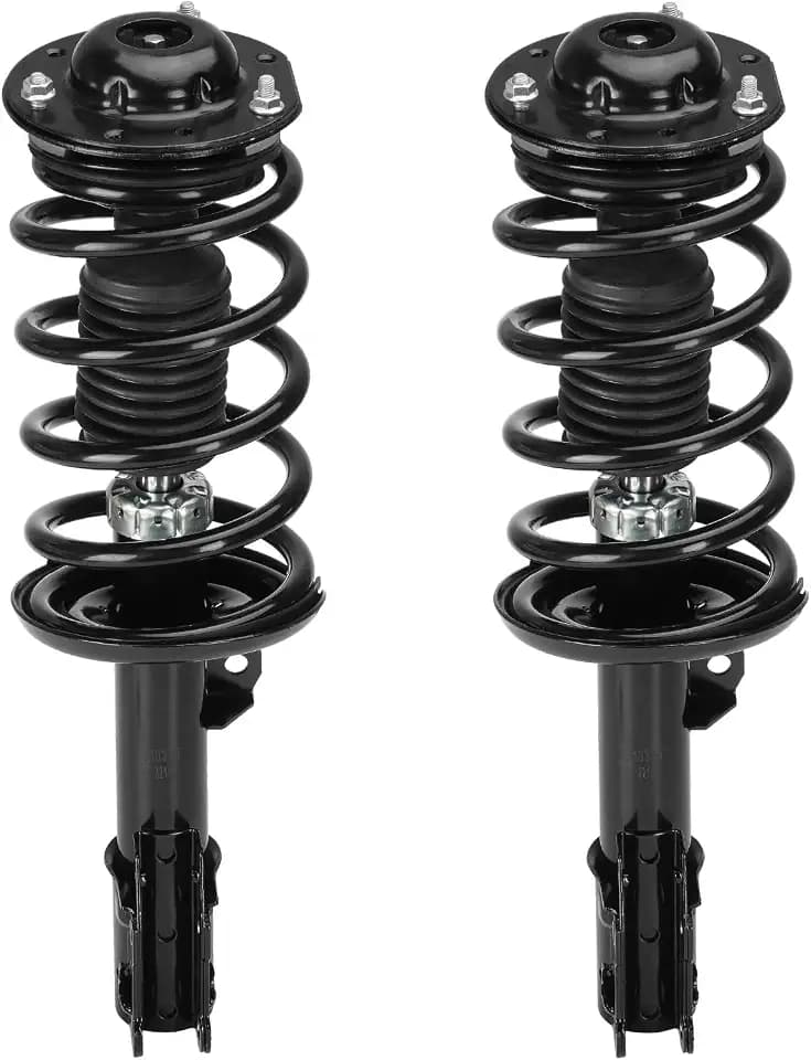 Front Strut Shock Assembly w/Coil Spring for Chevy Malibu(Exc. Hybrid) 2004-2012, Pontiac G6 2005-2010, Saturn Aura 2007-2009, Replace 172199 172200, Left & Right, 2PCS