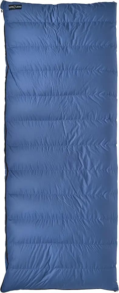 LOWLAND OUTDOOR Companion CC 1 Daunen Deckenschlafsack, Blau, 200x80 cm