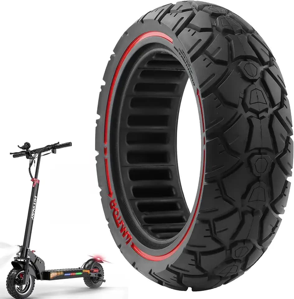 10x2,7-2,75 Vollgummireifen 10 Zoll Solide Reifen 70/65-6,5 Ersatzreifen für Hitway H5/HB24/Hiboy/Smartgyro Speedway/Rockway/Crossover Speedway 5/Dualtron 3/KuKirin G3/G2 Master