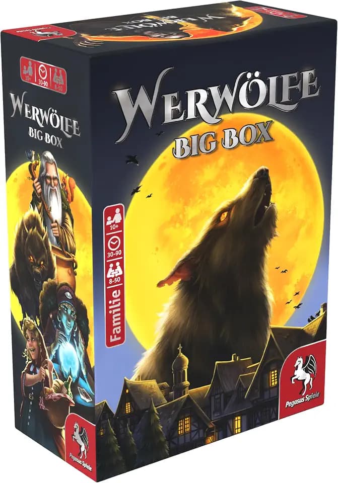 Werwölfe Big Box, 13 cm x 6.5 cm x 18.5 cm, Schwarz