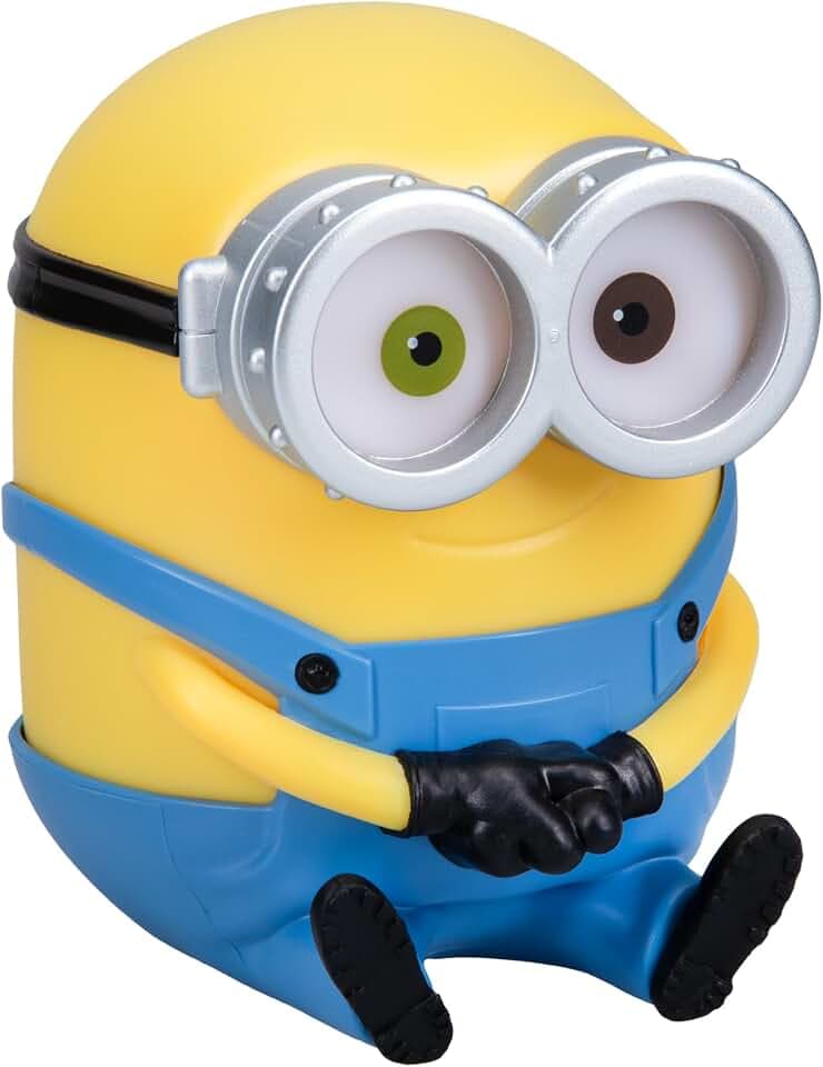 Minions Bob Light, offiziell lizenziertes 11cm LED-Licht in Form von Bob, perfekt für Nachttisch oder Regal, Sammlerstück für Fans von Despicable Me für jedes Alter | Paladone