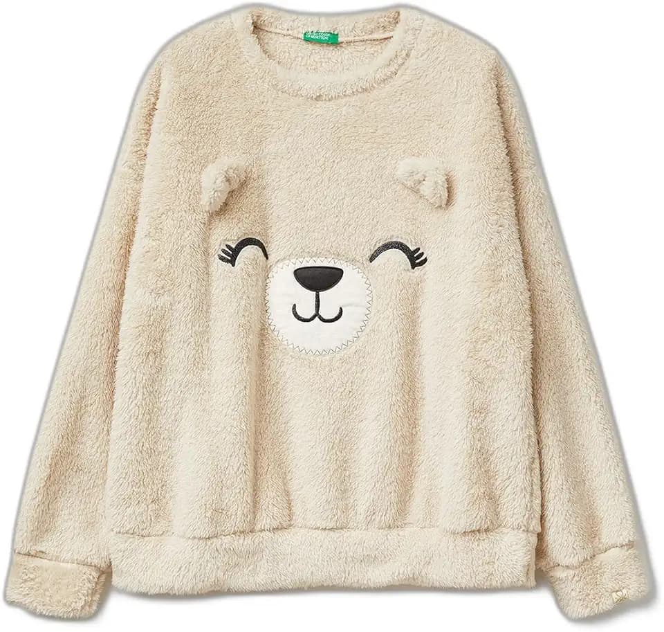 United Colors of Benetton Damen Maglia G/C M/L 3ukc3m07z Pullover (1er Pack)